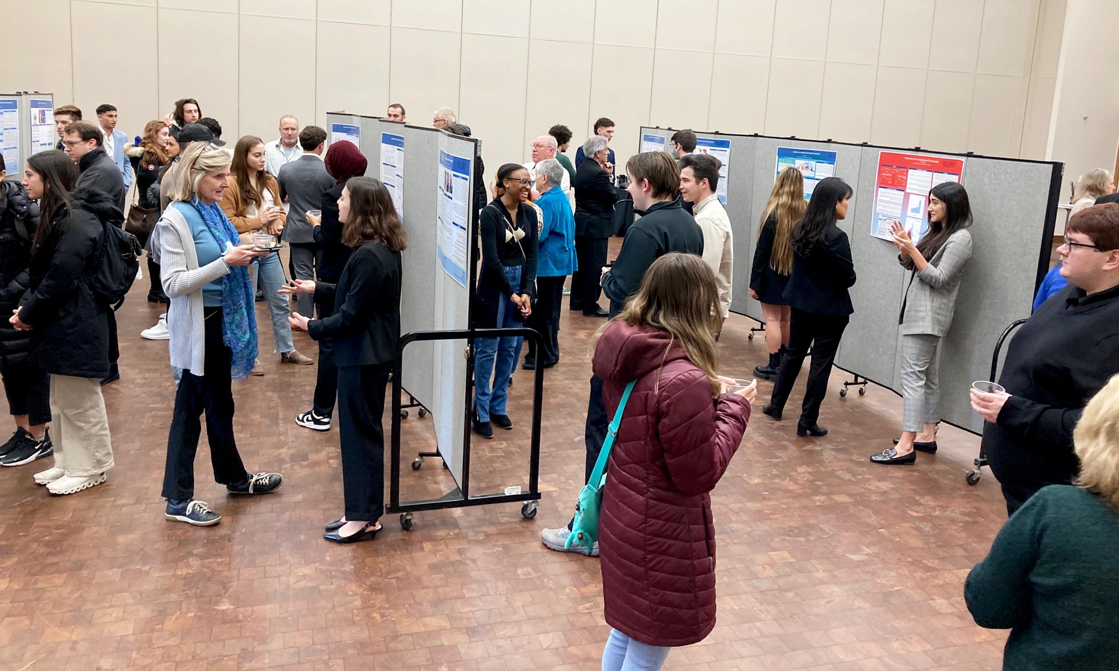 Research symposium featuring Nu Omega students